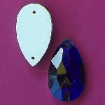 Aufnhstein Tropfen 3230, Sapphire, 12 x 7 mm,  sew-on-stone SA-004-3-5